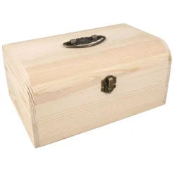 Discount Cofre de Madera Con Asa Maderas