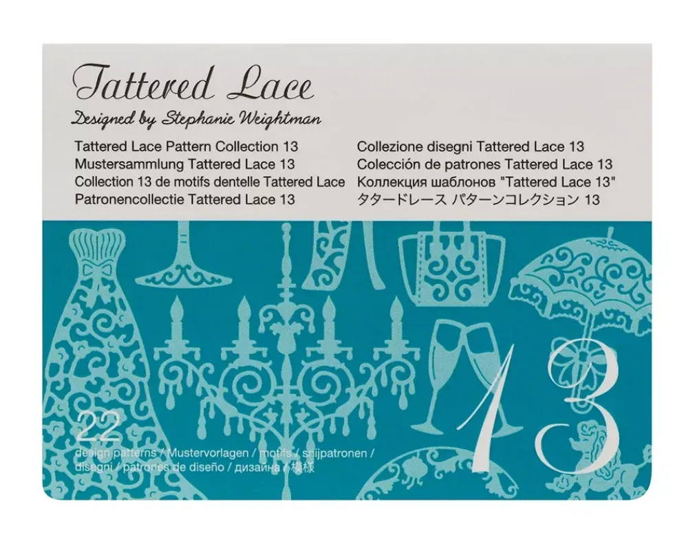 Clearance Colección de patrones Tattered Lace 13 Brother