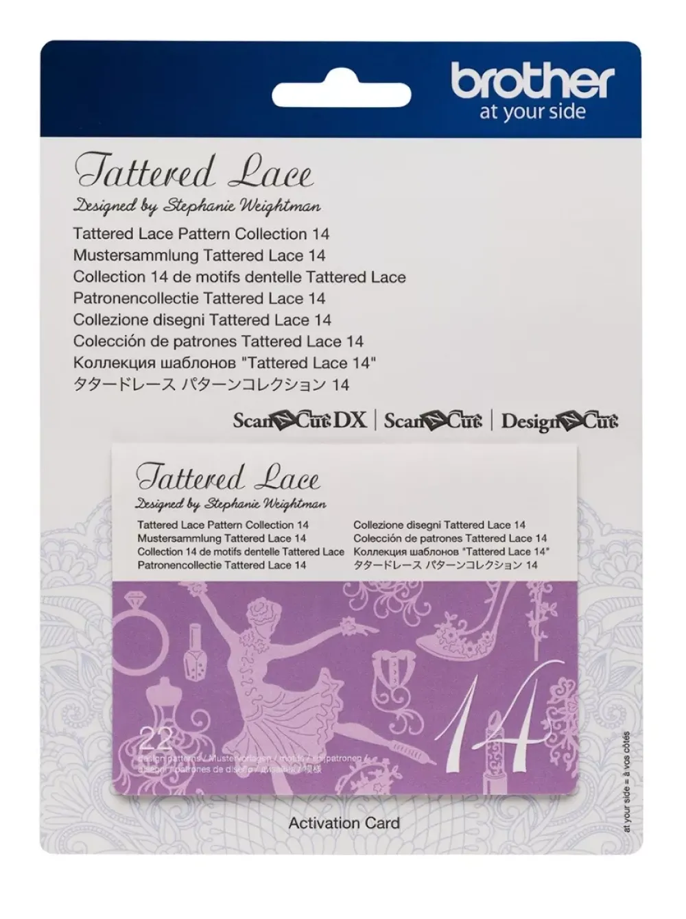 New Colección de patrones Tattered Lace 14 Brother