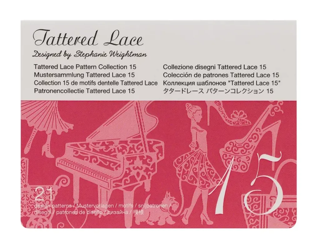 Clearance Colección de patrones Tattered Lace 15 Brother