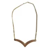 Collar forma uve para esmaltado Bisutería