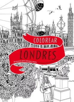 Sale Colorear Londres 20 escenas para colorear a mano Colorear