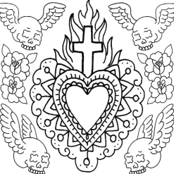 Discount Coloring book Neo-Traditional tattoo Colorear