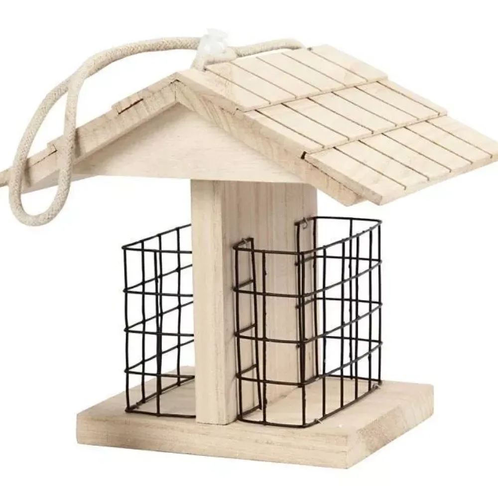 Clearance Comedero Para Pájaros de Madera Maderas