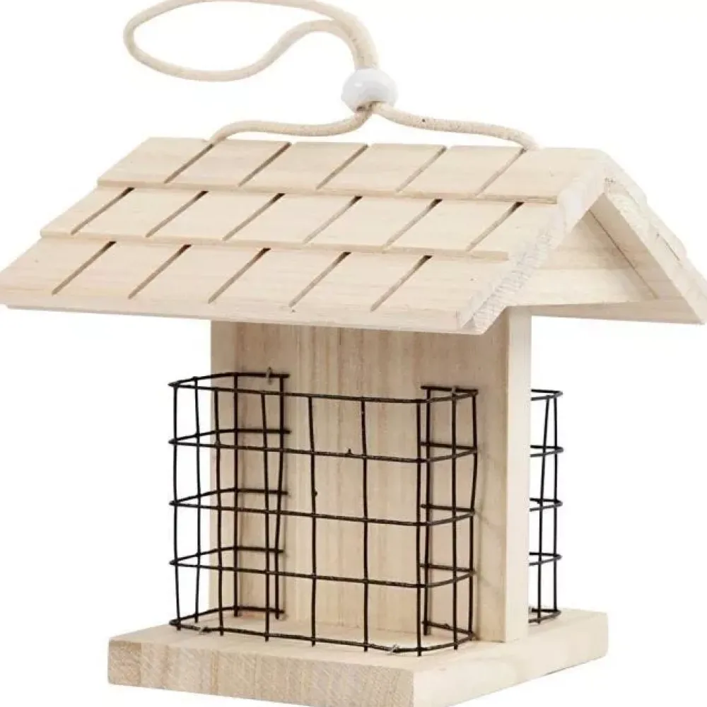 Clearance Comedero Para Pájaros de Madera Maderas