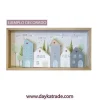 Best Conjunto de Casitas y Lienzo Enmarcado Dayka Maderas