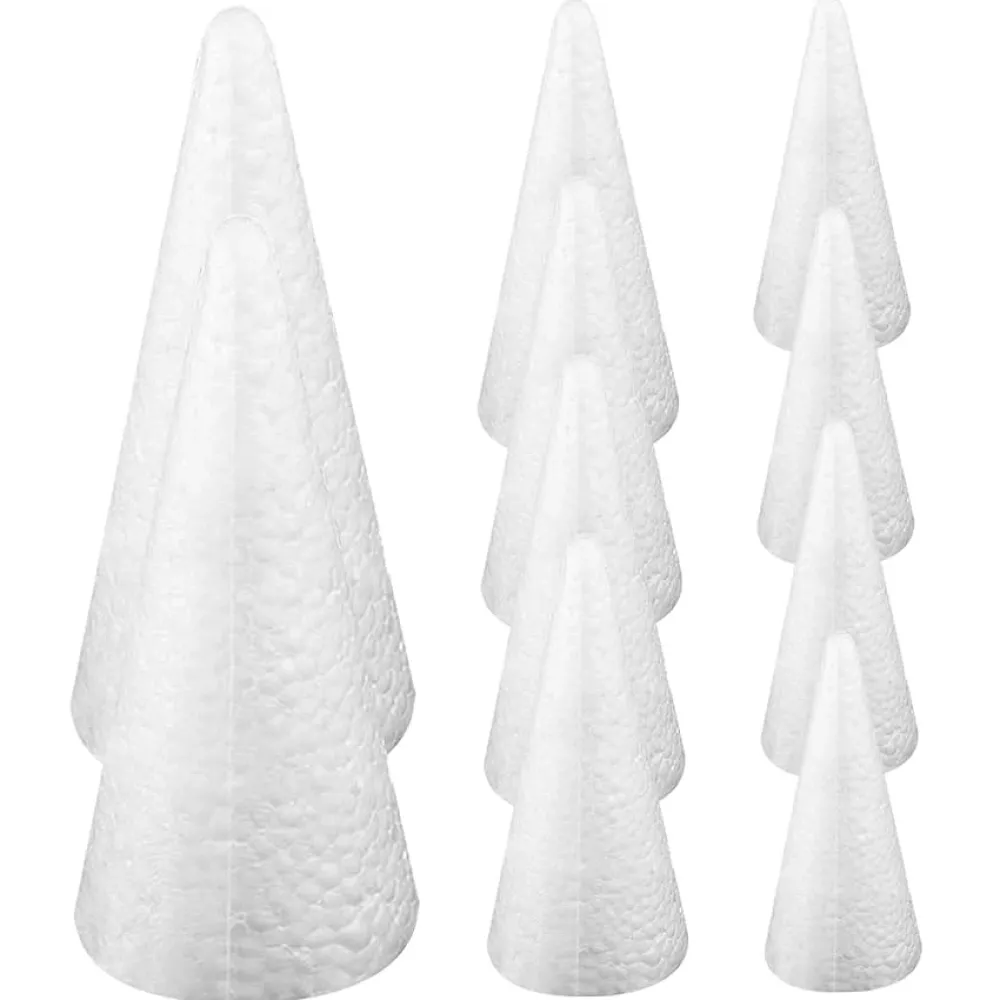 Hot Cono de Porexpán Porexpán, Celulosa Y Plástico|Navidad