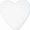New Corazón de cartón endurecido blanco Cartón Y Papel Maché