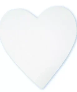 New Corazón de cartón endurecido blanco Cartón Y Papel Maché