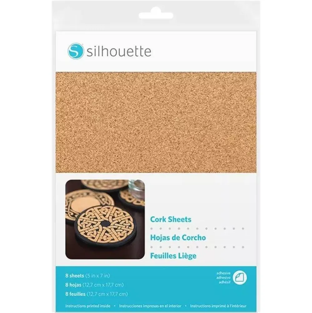 Clearance Corcho adhesivo Silhouette