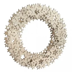 Online Corona de Madera Estrellas Maderas|Navidad