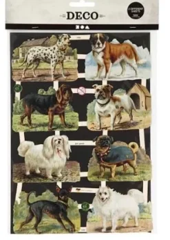 Online Cromos vintage perros Papeles