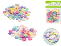 Hot Cuentas Colores Pastel Flores Bisutería