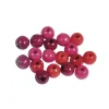 Cuentas de madera Rojo 6mm Bisutería