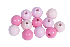 Sale Cuentas de madera Rosa Palo 10mm Bisutería