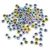 Clearance Cuentas de Plástico de Colores Abecedario 6mm Bisutería