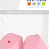 Discount Cuentas de silicona Hexágonos Rosa My little Baby 17mm Bisutería