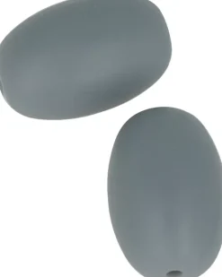 Discount Cuentas de silicona Oliva Gris My little Baby Bisutería