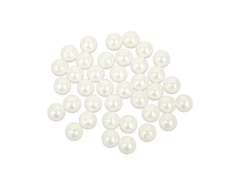Discount Cuentas Perladas Marfil 10mm Bisutería