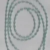Hot Cuentas romboidales de color verde medio Bisutería