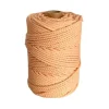 Hot Cuerda de Macramé 3 Cabos Albaricoque 3mm Macramé