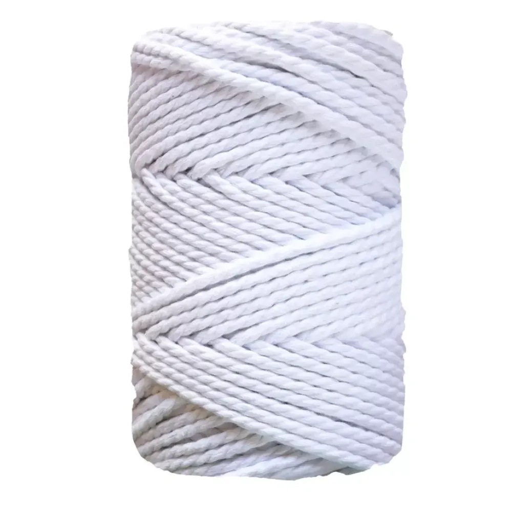 Clearance Cuerda de Macramé 3 cabos Blanco 3mm Macramé