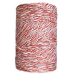 Online Cuerda de Macramé 3 cabos Crudo y Naranja 3mm Macramé