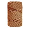 Hot Cuerda de Macramé 3 Cabos Canela 5mm Macramé
