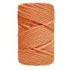 Hot Cuerda de Macramé 3 cabos Naranja 3mm Macramé