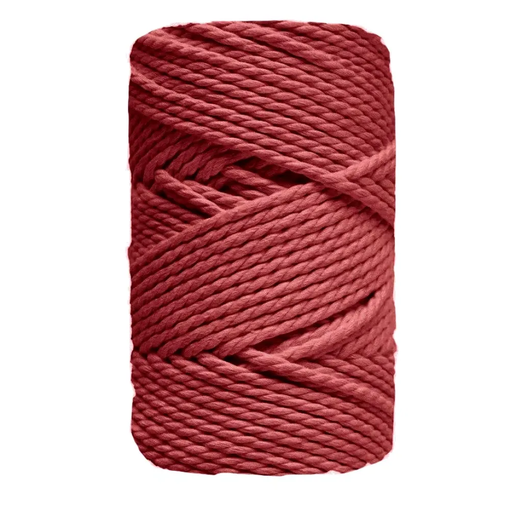 New Cuerda de Macramé 3 Cabos Teja 3mm Macramé