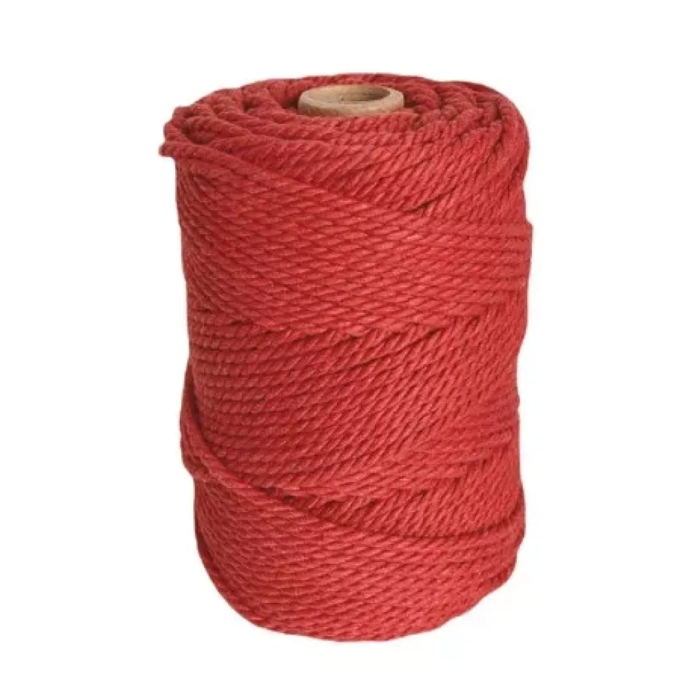 Sale Cuerda de Macramé 3 Cabos Teja 3mm 50m Macramé