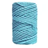 Clearance Cuerda de Macramé 3 Cabos Turquesa 3mm Macramé