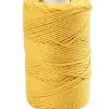 New Cuerda de Macramé Amarillo 2mm Macramé