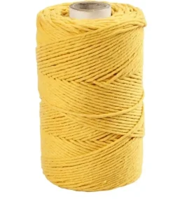 New Cuerda de Macramé Amarillo 2mm Macramé