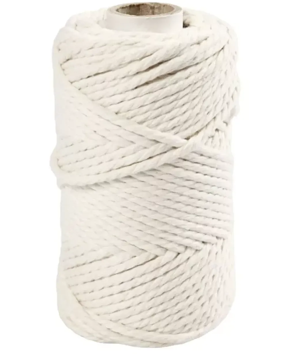 New Cuerda de Macramé Blanco 4mm Macramé