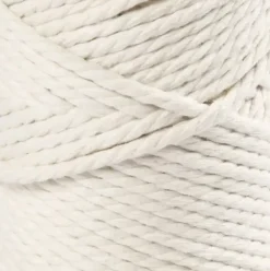 New Cuerda de Macramé Blanquecino 2mm Macramé