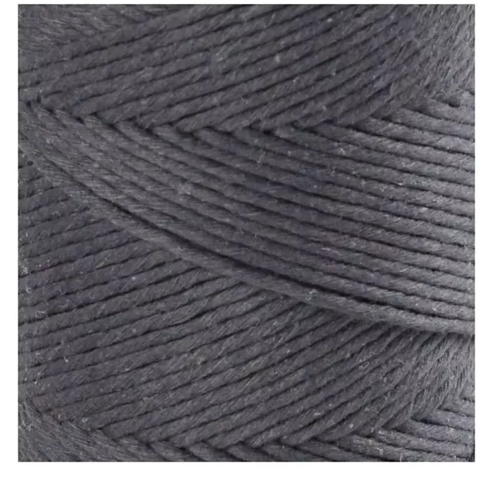Clearance Cuerda de Macramé Gris 2mm Macramé