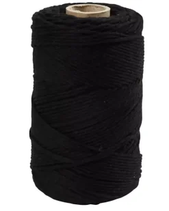 Clearance Cuerda de Macramé Negro 2mm Macramé