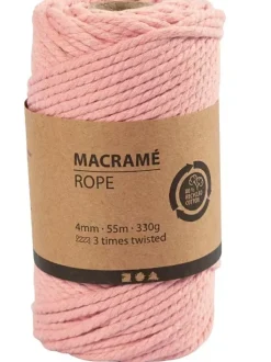 Online Cuerda de Macramé Rosa Palo 4mm Macramé