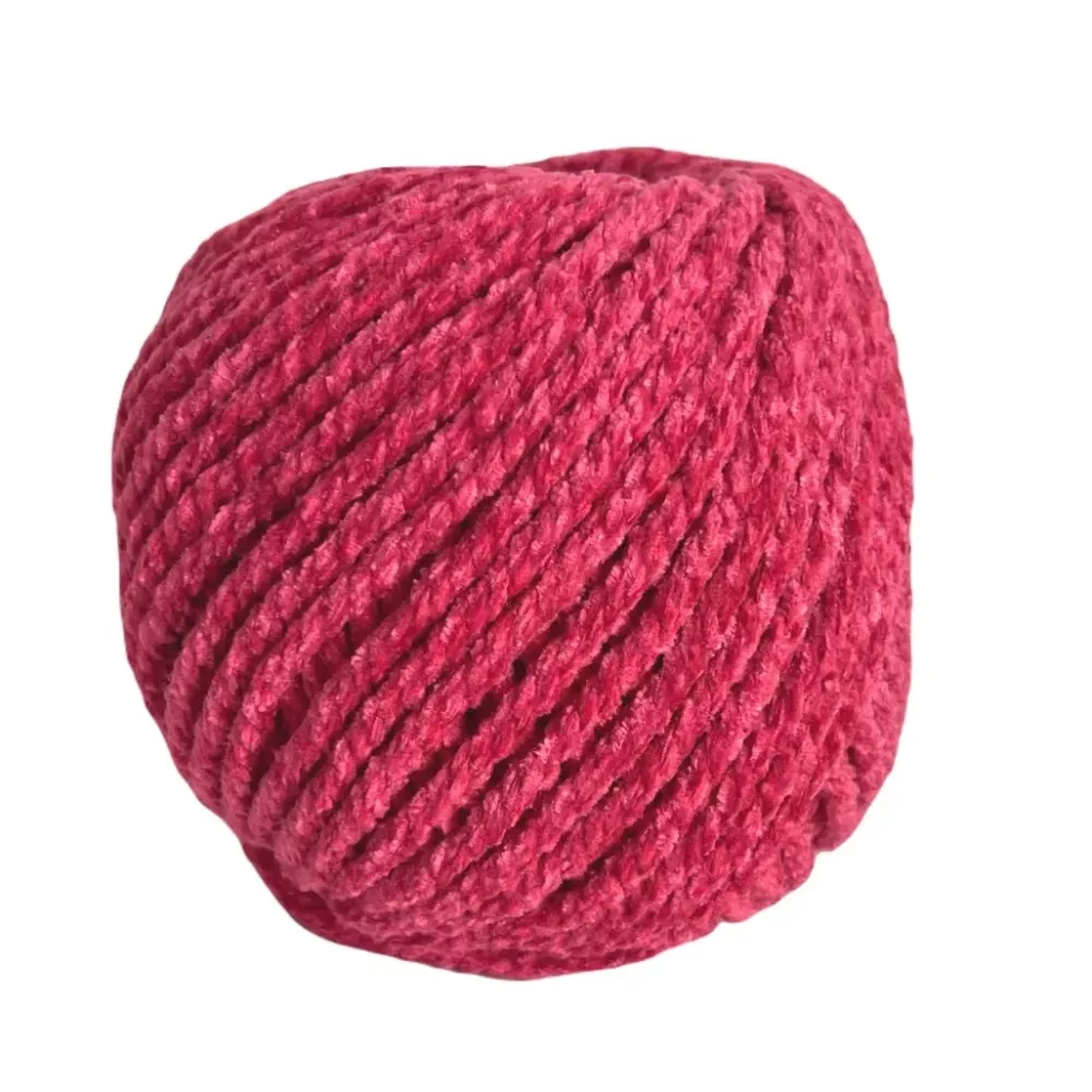 Cuerda de Macramé Velvet Chicle 3mm Macramé
