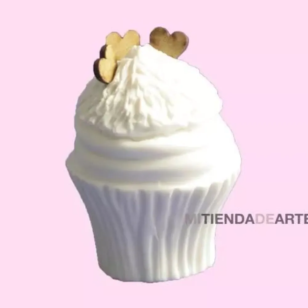 Hot Cupcake de alabastro. Pastel de coco Alabastro