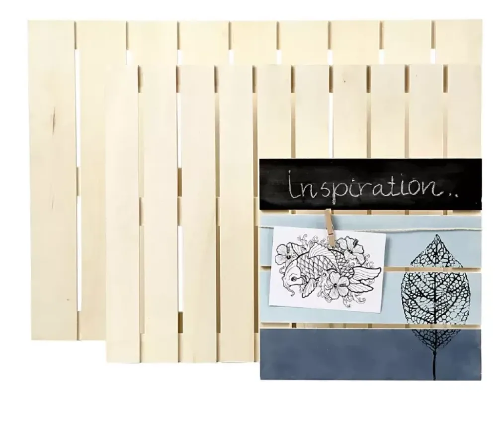 Decoración de Pared de Madera 28x28cm Maderas