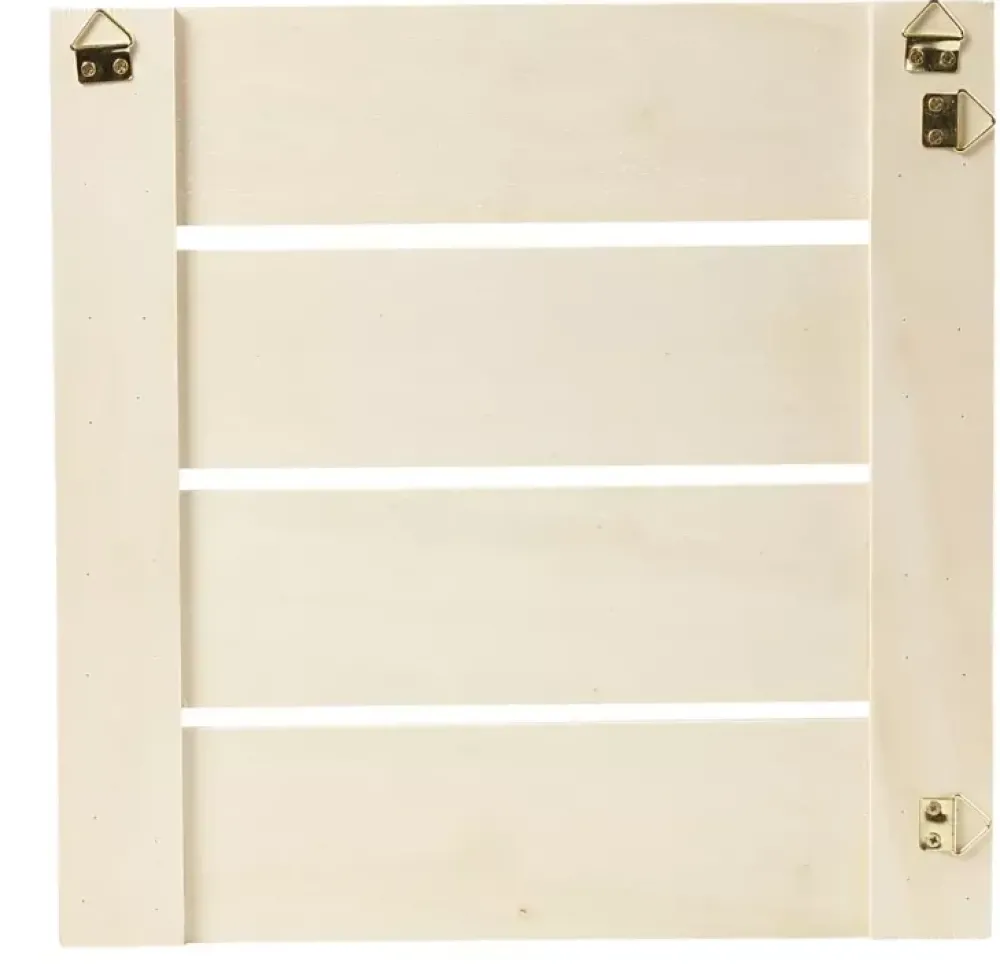 Decoración de Pared de Madera 28x28cm Maderas