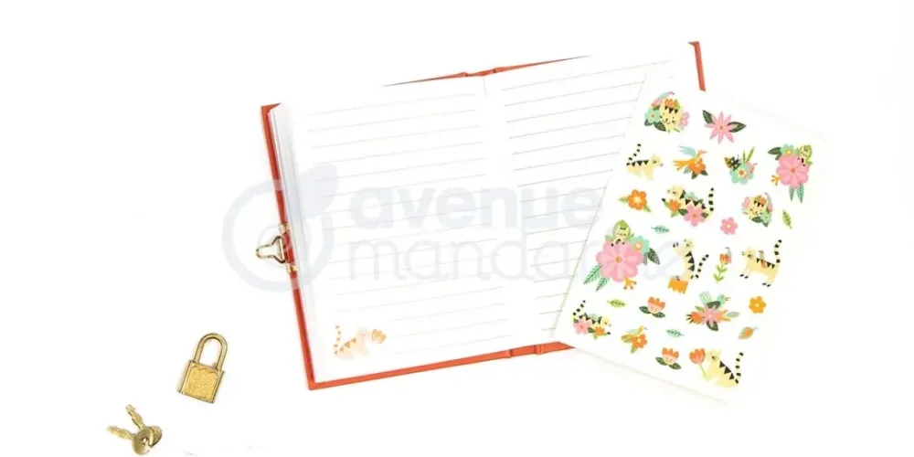 Sale Diario personal Gatos y Flores Niños Niños Y Regalos