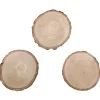 Discos de madera natural redondos Maderas