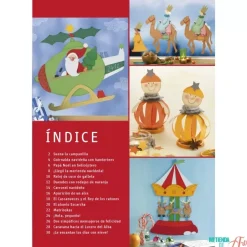 New Divertidas figuras de papel para decorar la casa en Navidad Navidad