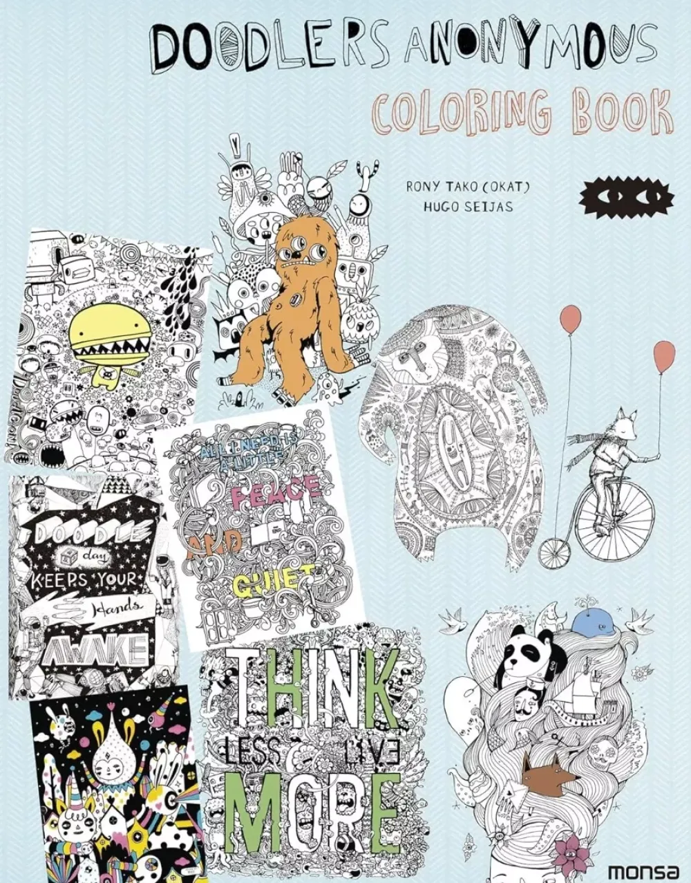 Clearance Doodlers Anonymous Coloring book Colorear