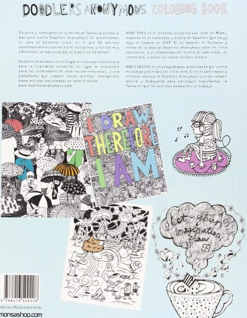 Clearance Doodlers Anonymous Coloring book Colorear