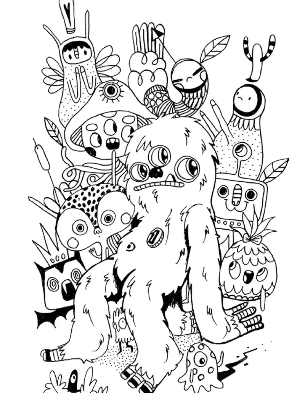 Clearance Doodlers Anonymous Coloring book Colorear
