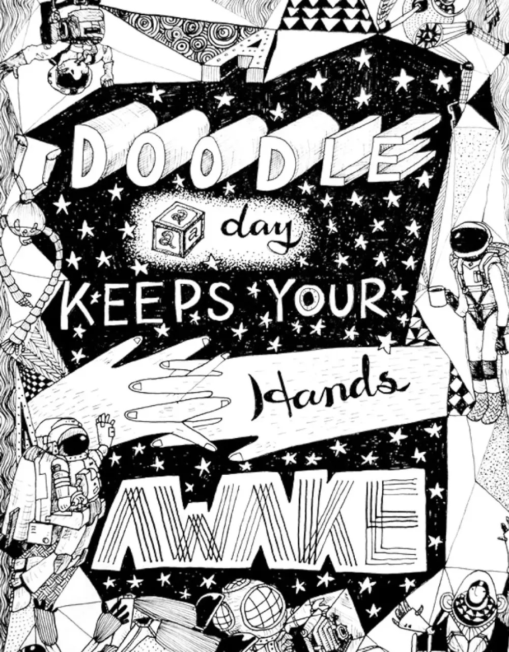 Clearance Doodlers Anonymous Coloring book Colorear